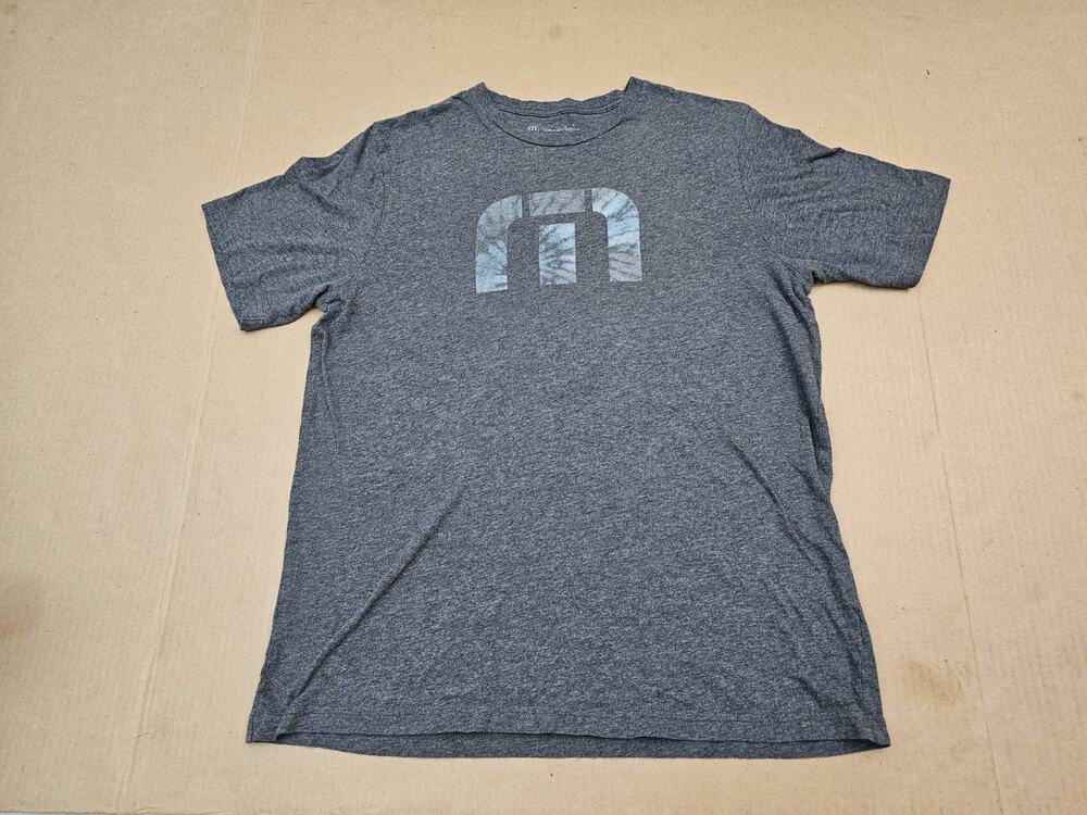 Travis Mathew Heather Gray T-Shirt Mens Casual Size Large